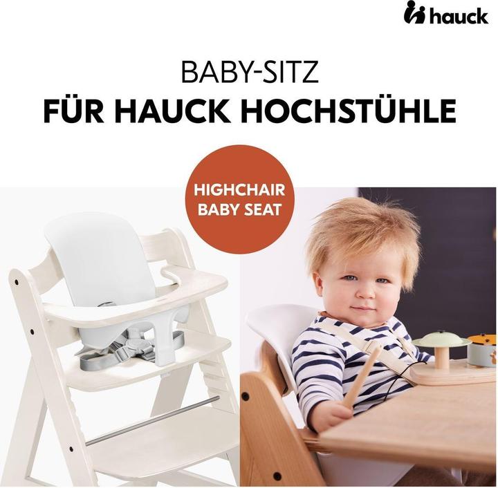Produktbild Hauck Hochstühle Hochstuhl Beta Plus Natural - im Sparset (Hochstuhl, Treppenhochstuhl)