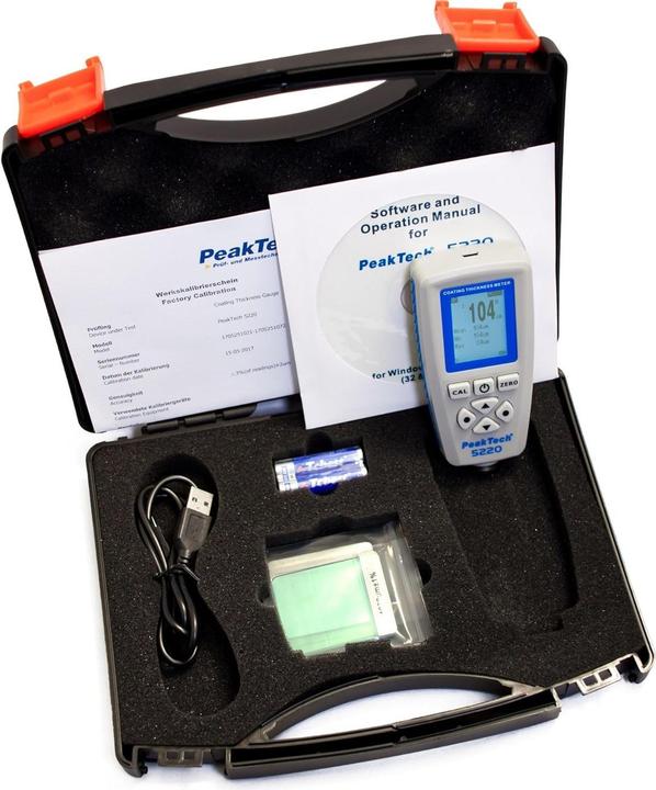 Actual product image Peaktech 5220 - Coating thickness gauge (P 5220) (Coating thickness gauge)