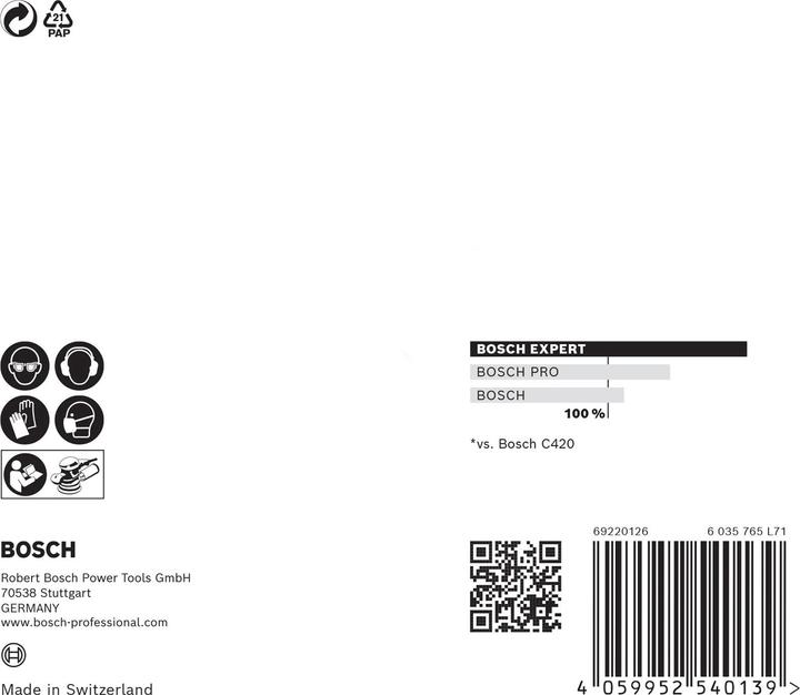 Actual product image Bosch Professional Zubehör Expert M480 (180)