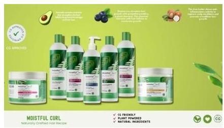 Immagine prodotto Moistful Curl Raccolta di ricette per capelli naturali (Set per la cura dei capelli)