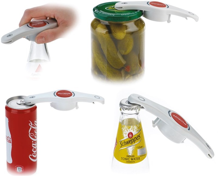 Actual product image Westmark Propeller" combination opener (Plastic lidded bottle opener)