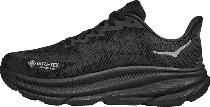 Actual product image Hoka Clifton 9 GTX Laufschuhe Schwarz / Schwarz Herren (45 1/3)
