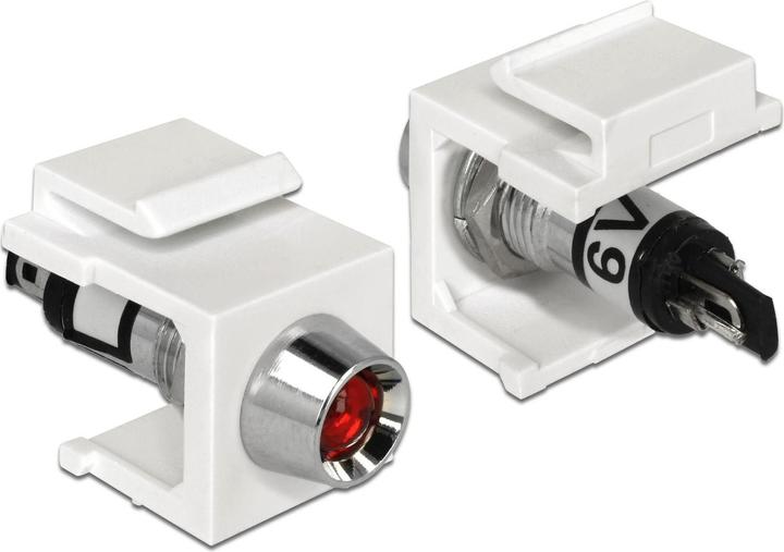 Immagine prodotto Delock Jack Keystone: LED rosso, 6V