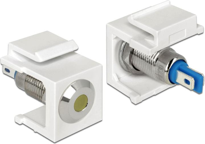 Immagine prodotto Delock Jack Keystone: LED giallo, 6V, piatto