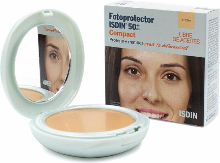 Actual product image Isdin Fotoprotector Compact Oil Free Sunscreen SPF50+ 10g - Bronze (Bronze)