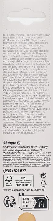 Produktbild Pelikan Füllhalter Jazz Noble Elegance P36 Gold Gelb Faltschachtel (Blau, Blue, 1x)