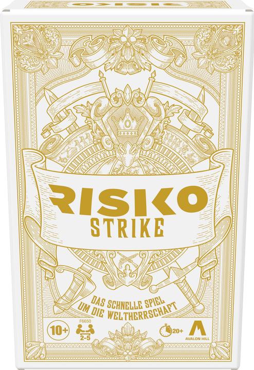 Hasbro Gaming Risk Strike card and dice game, strategic card game for 2 - 5 players, 20 min, family (German, 2 - 5 Players)