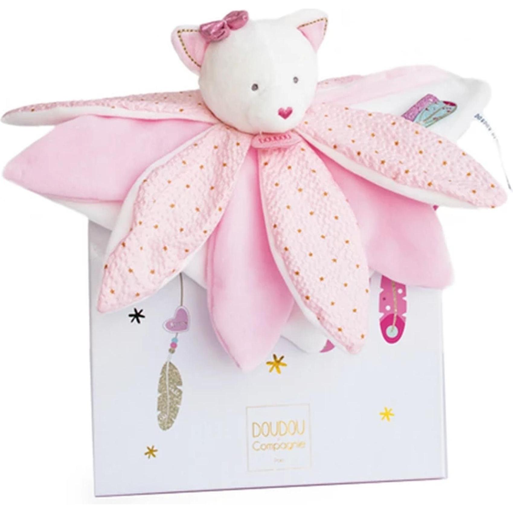 Doudou et Compagnie, Knuffeldoekje, Knuffeldoek Dromenvanger Kattenbloesem