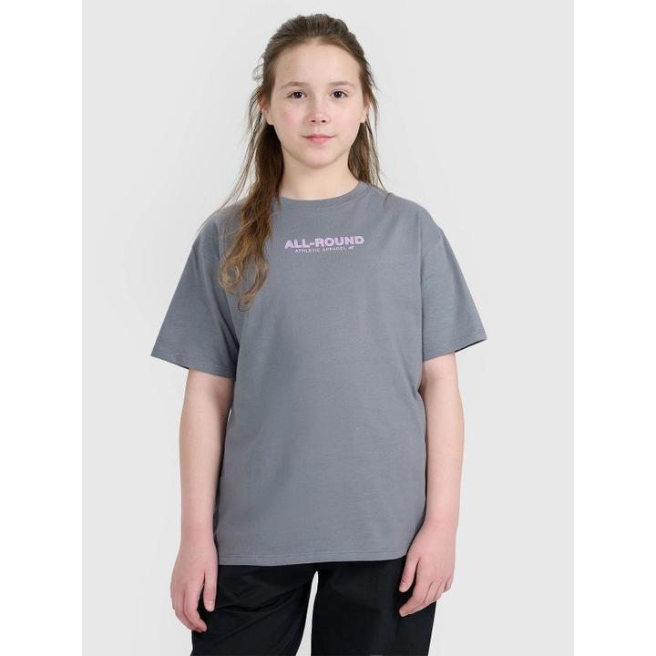 Produktbild 4F Übergrosses T-Shirt mit Mädchenmuster (128)