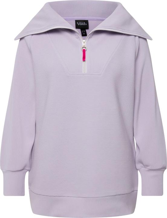 Produktbild Ulla Popken Troyer, Querrippen, Stehkragen, Zipper, Langarm (50, 52)