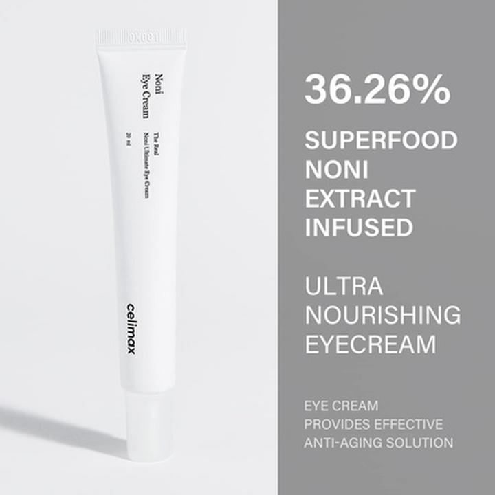 Produktbild Celimax The Real Noni - Ultimate Eye Cream (Augenpflege Crème, 20 ml, Tag + Nacht)