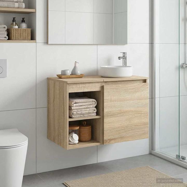 Produktbild vidaXL Badezimmerschrank (44.50 x 30 x 50 cm)