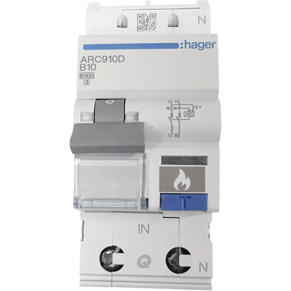 Thumbnail - Hager, Schutzschalter, FehlerlichtbogenSchutzeinrichtung AFDD LSSchalter PN 0kA B3A 2M