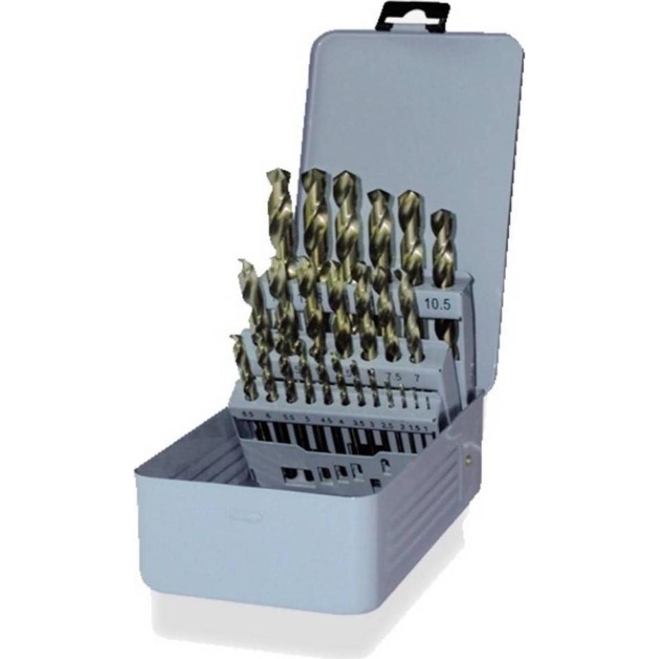 Alarm, Punta da trapano, Strumenti 56031073 Set di punte elicoidali da 1 mm, 1,5 mm, 2 mm, 2,5 mm, 3 mm, 3. (1 mm, 1,5 mm, 10 mm, 10,5 mm, 11 mm, 11,5