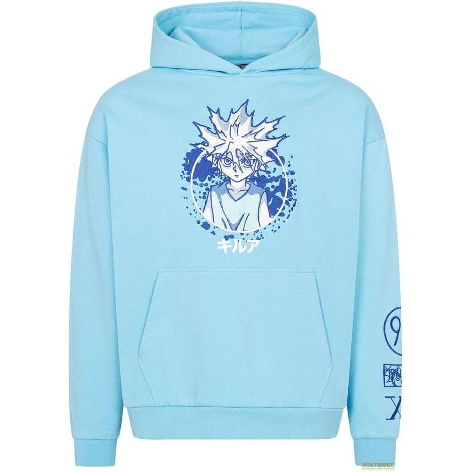 Neptun, Pullover, Hunter x Hunter sweater à capuche Graphic Blue (S), Blau, (S)