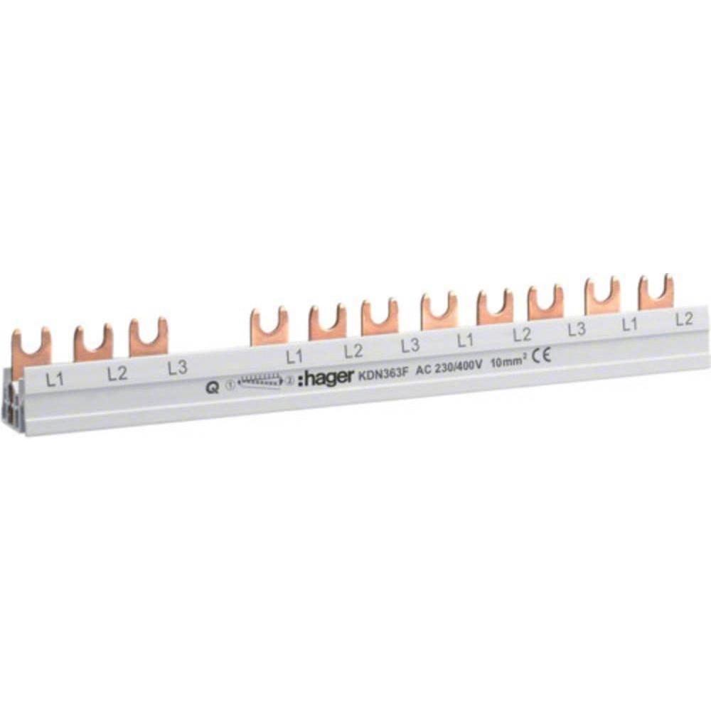 Hager, Verteilerschrank Zubehör, Anschlussblock