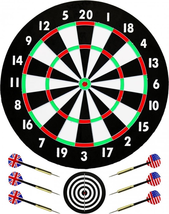 Best Sporting In papier gewikkeld dartbord