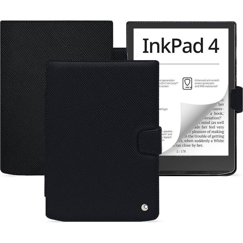Noreve Lederschutzhülle horizontal, eReader Zubehör, Schwarz