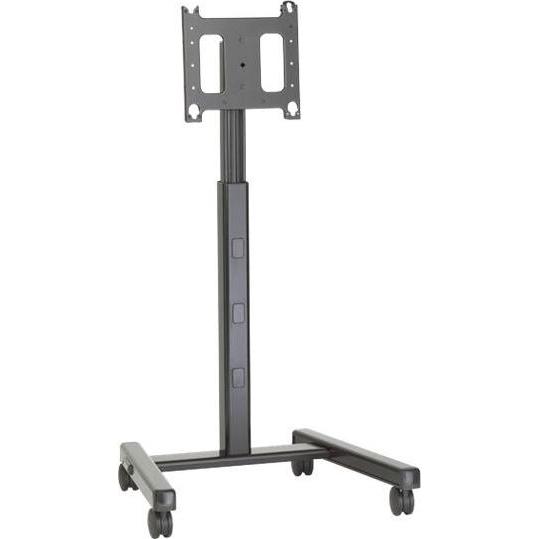Chief Carrello mobile per grandi schermi piatti PFCUB - Set-up (interfaccia a forcella) (90 kg, 42" - 82"), Piedistallo TV, Nero