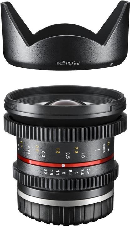 Image du produit Walimex 12/2,2 Vidéo APS-C Sony E (Sony E, APS-C / DX, Micro Four Thirds)