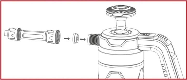 Actual product image KS Tools Pressure Pump Foam Sprayer (Foamer) (1.50 l)