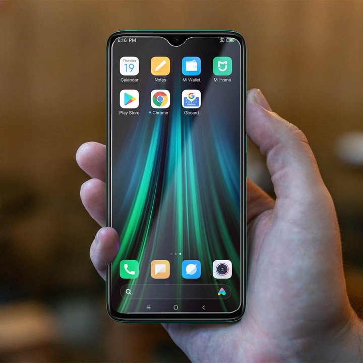 Produktbild Avizar Kristallklare Folie, Glas-Displayschutz (1 Stück, Xiaomi Redmi Note 8 Pro)
