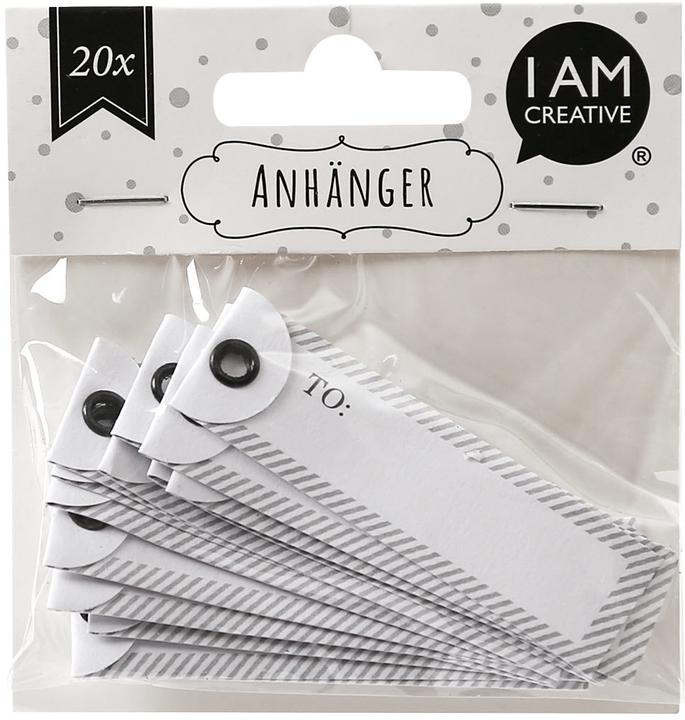Produktbild I Am Creative Namensanhänger (Geschenkverzierung, 20 x)