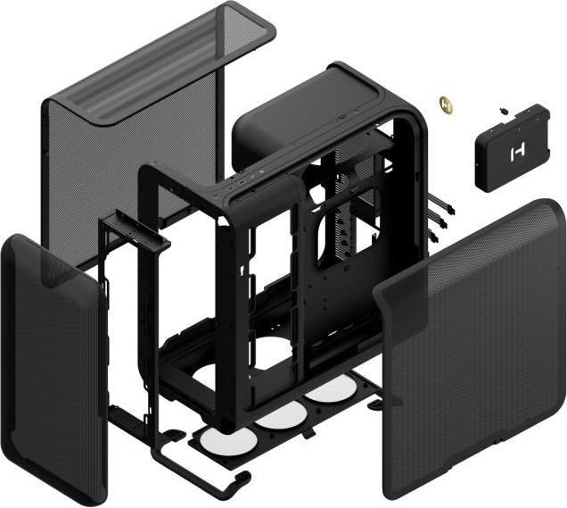 Produktbild Hyte X50 Air Mid Tower Case Pitch Black (E-ATX)