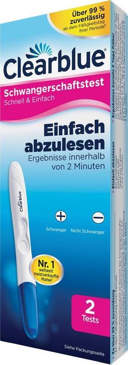 Actual product image Clearblue Fast & Easy (2 x)