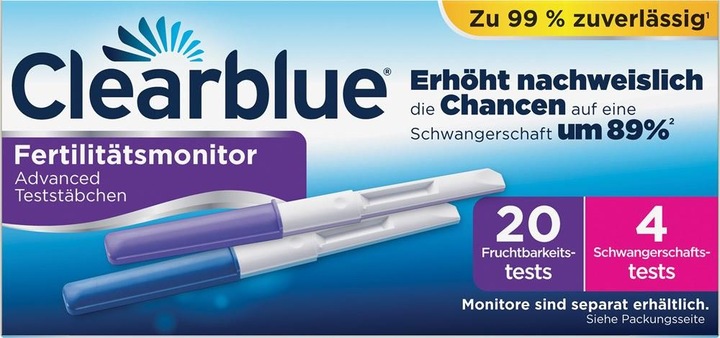Produktbild Clearblue Fertilitätsmonitor Advanced Teststäbchen
