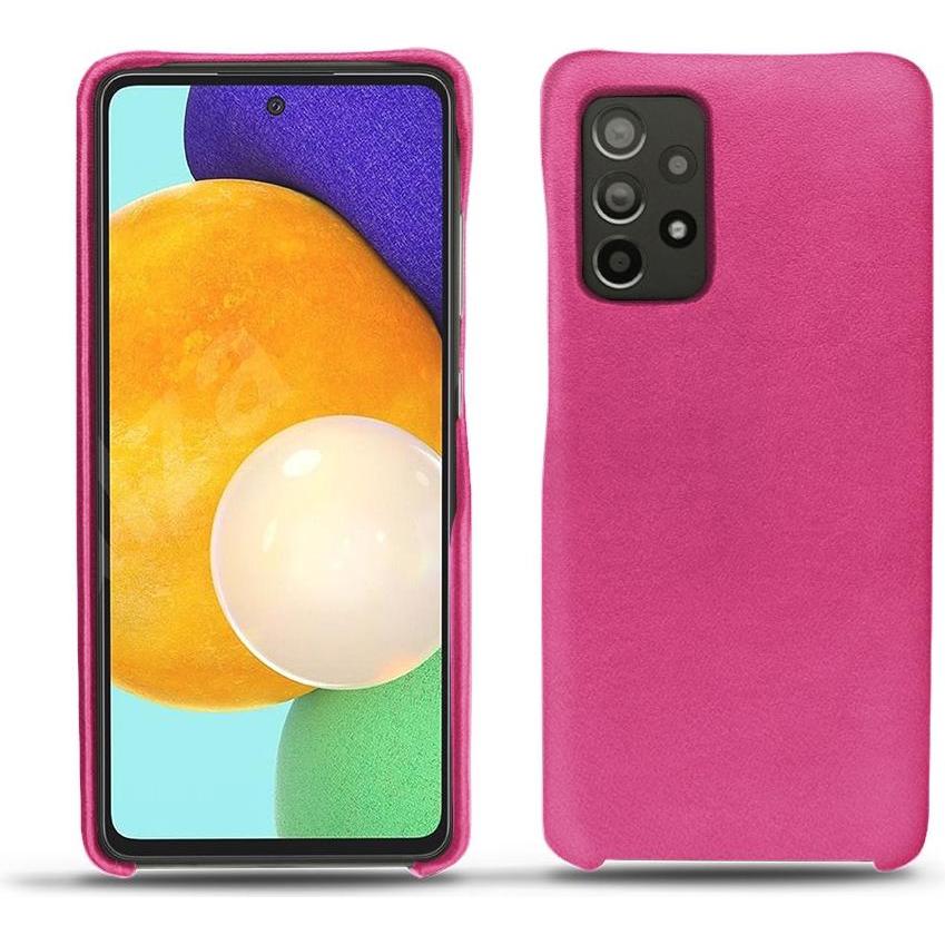 Noreve Lederschutzhülle (Samsung Galaxy A52), Smartphone Hülle, Rosa