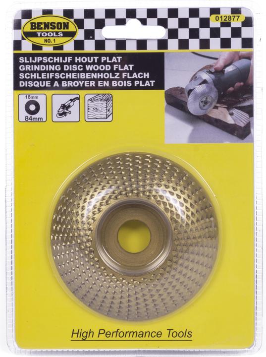 Actual product image Benson Grinding disc wood curve 84x16mm