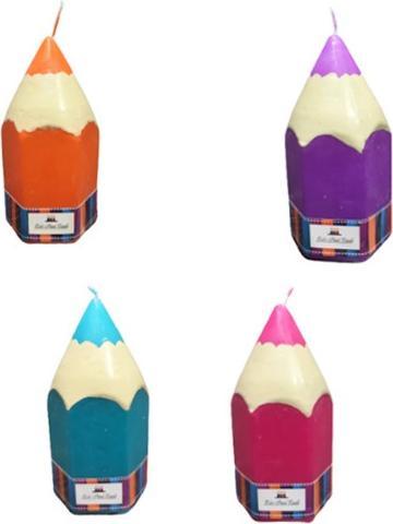 Actual product image Bekos Funny candles in pencil shape