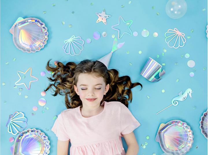 Actual product image Partydeco Irisierende Girlande Sirene (1 Piece)