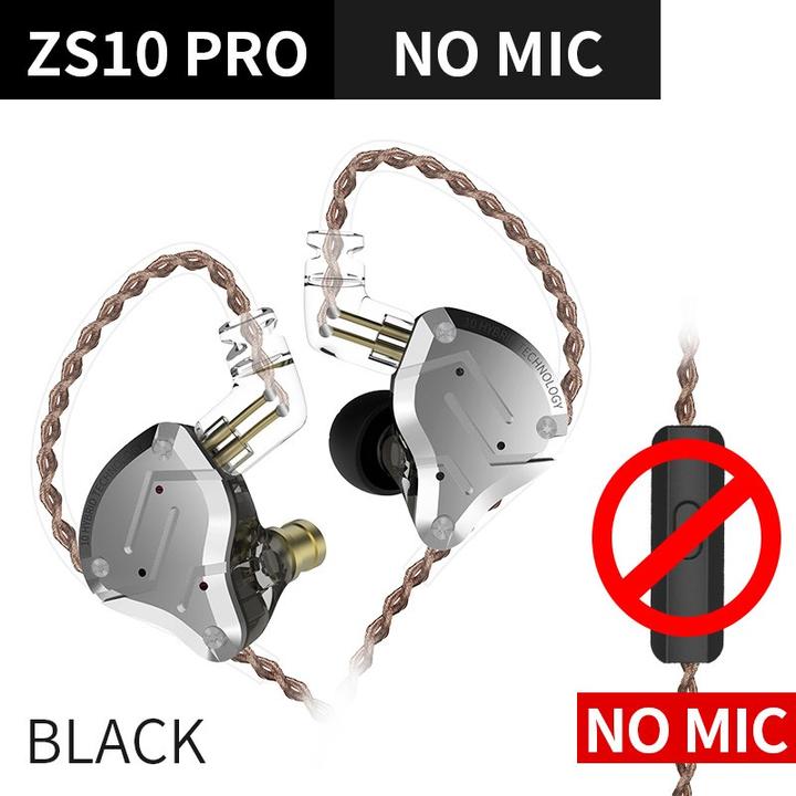 Produktbild KZ Acoustics ZS10 Pro In-Ear-Kopfhörer schwarz 3 5mm (Kabelgebunden)