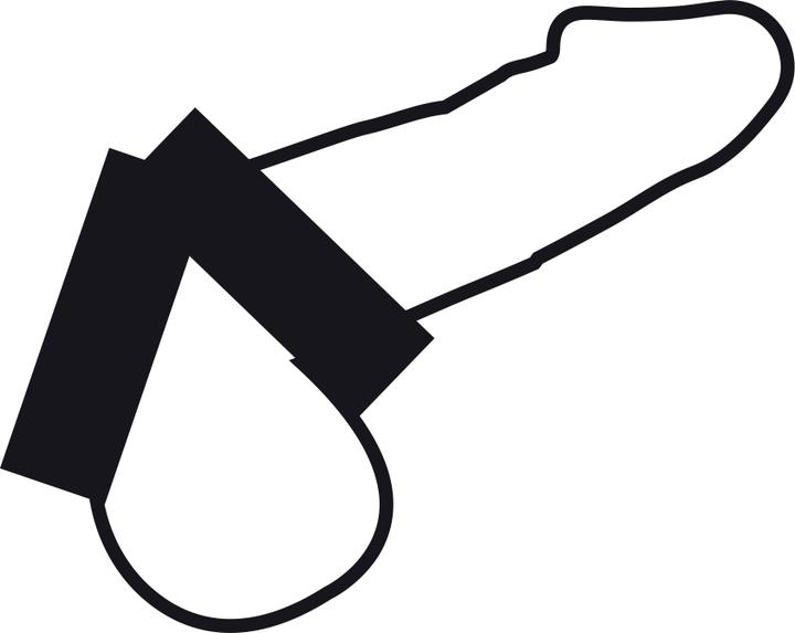 Actual product image Darkness Sensations Double rubber and leather penis ring (5 cm)