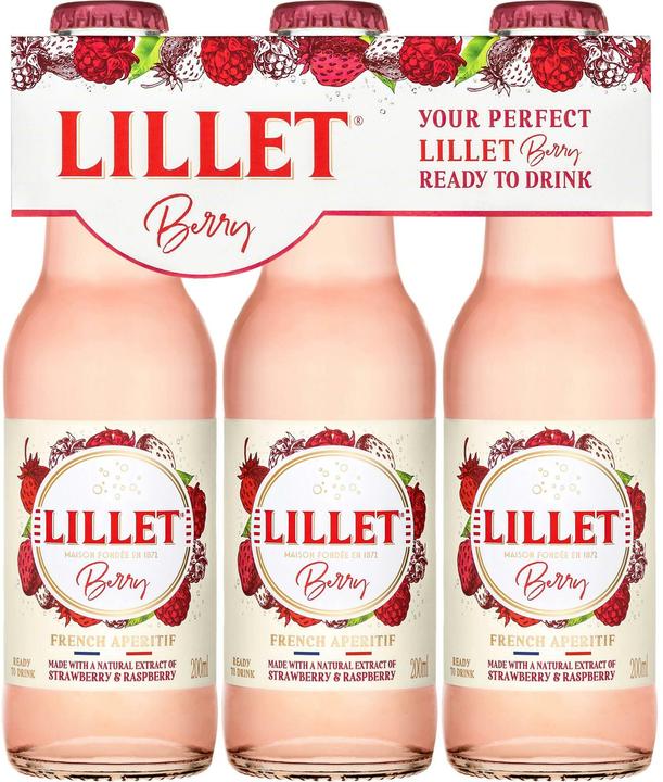 Actual product image Lillet Berry 3 x 0.2 l (3 x 20 cl)