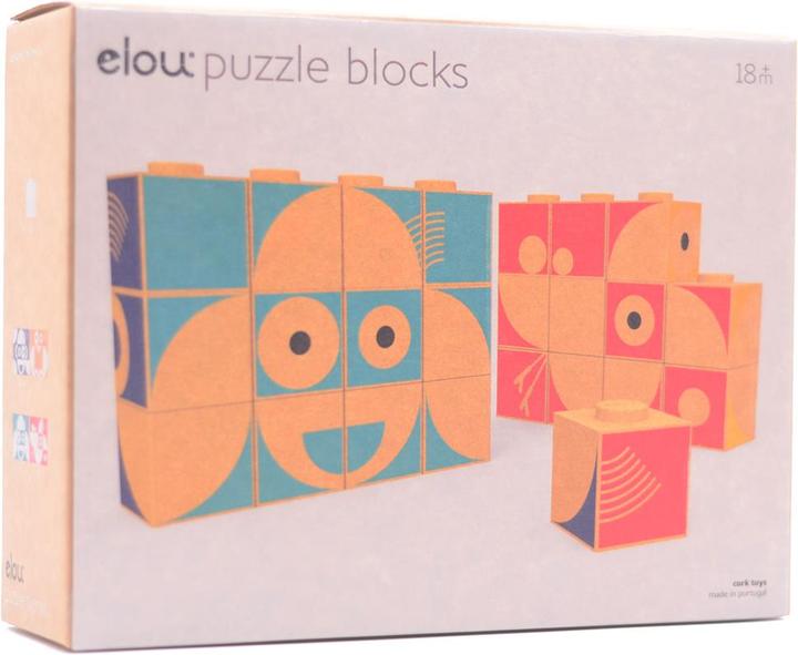 Elou Puzzelblok (12 onderdelen)