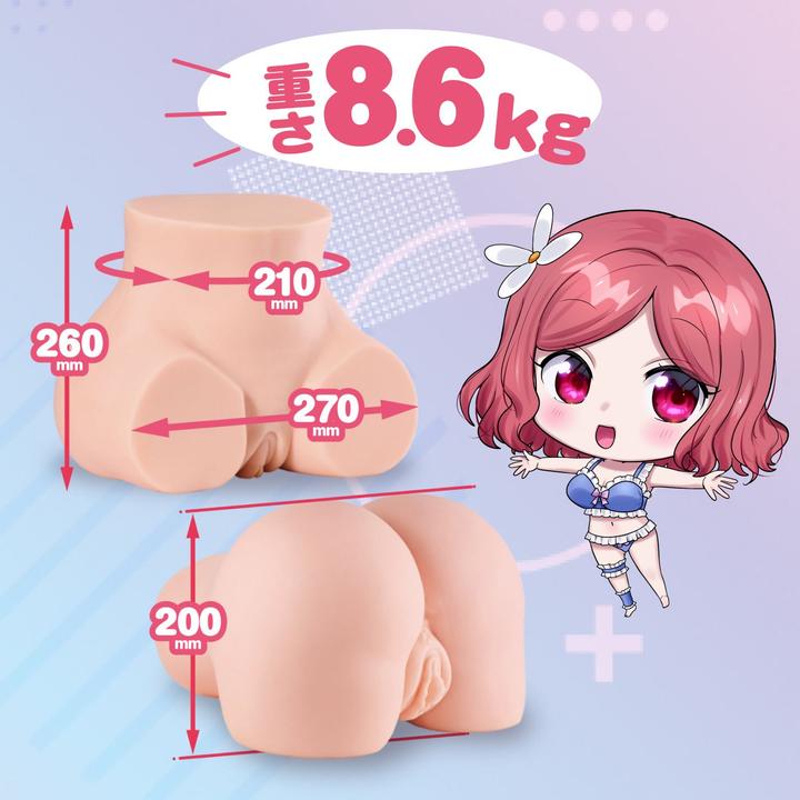 Actual product image Seiraku Toys – The Three Ages Masturbator – Peach