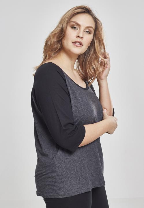 Immagine prodotto Urban Classics Tee Raglan 3/4 da donna a contrasto (XXL)