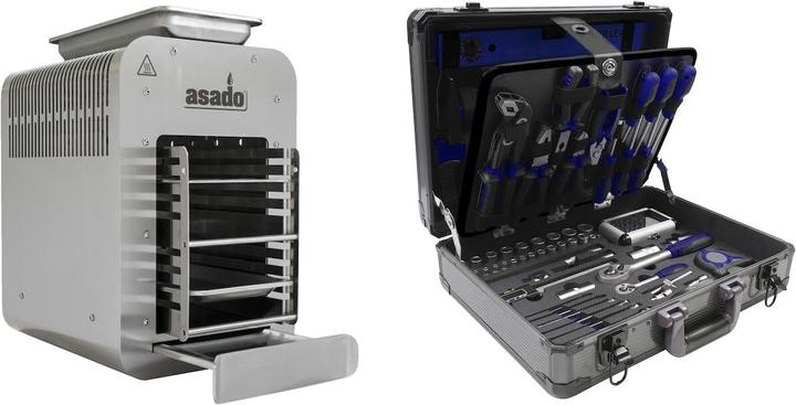 Produktbild Oberhitze Gasgrill Asado inkl. Alu-Werkzeugkoffer
