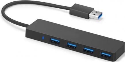 Produktbild HutoPi 4-port HUB USB 3.0 slim