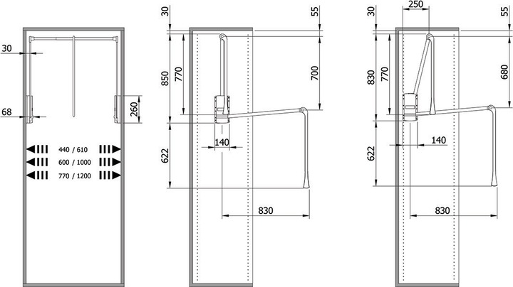 Produktbild Servetto Kleiderlifte (1 Stk.)