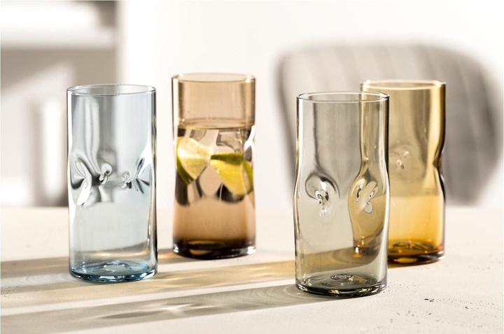 Immagine prodotto Leonardo Bicchiere Vesuvio 330 ml, 4 pezzi, ambra (0.33 l, 4 x)