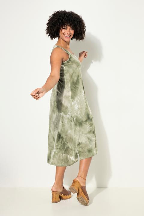 Immagine prodotto Angel of Style Kleid, A-Linie, Batikdruck, Rundhals, ärmellos (48)