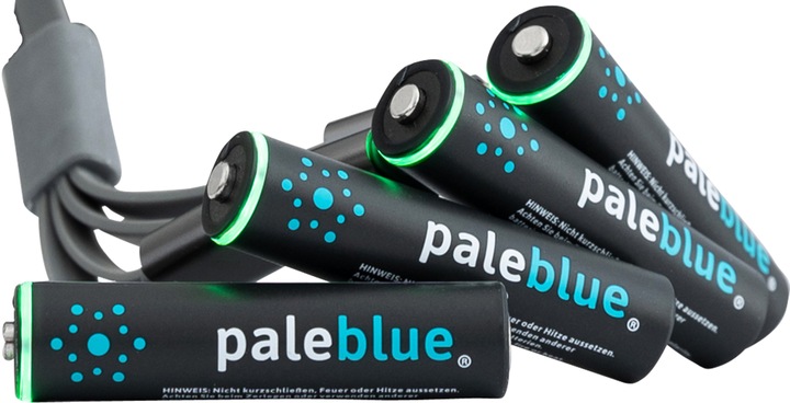 Productafbeelding Pale Blue AAA USB-C (4 Pcs., AAA, 600 mAh)