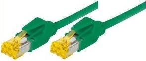 Image du produit Tecline Câble patch S/FTP, PiMF, Cat 6a, vert, 2,0 m Pour 10 Gigabit/s, sans halogène, avec câble Draka et (S/FTP, CAT6a, 2 m)