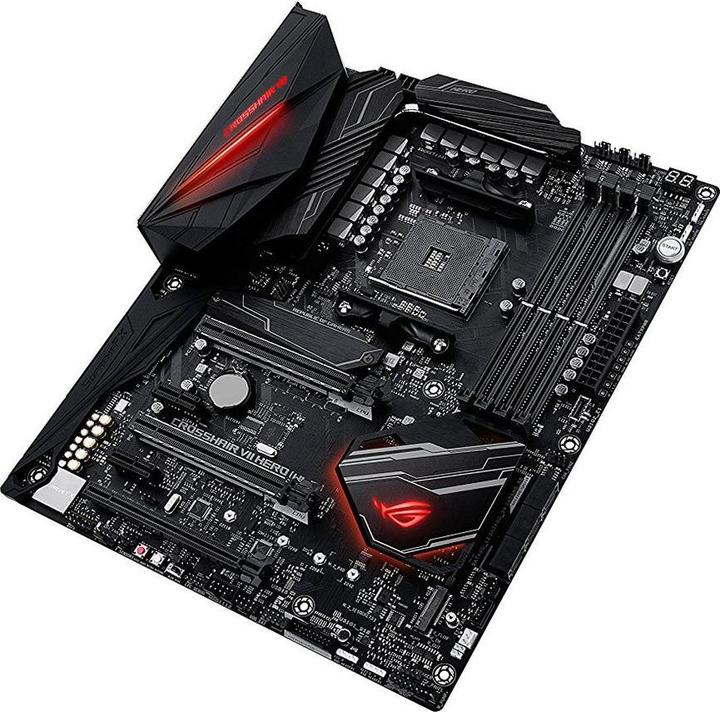 Produktbild ASUS ROG Crosshair VII Hero WiFi (AM4, AMD X470, ATX)