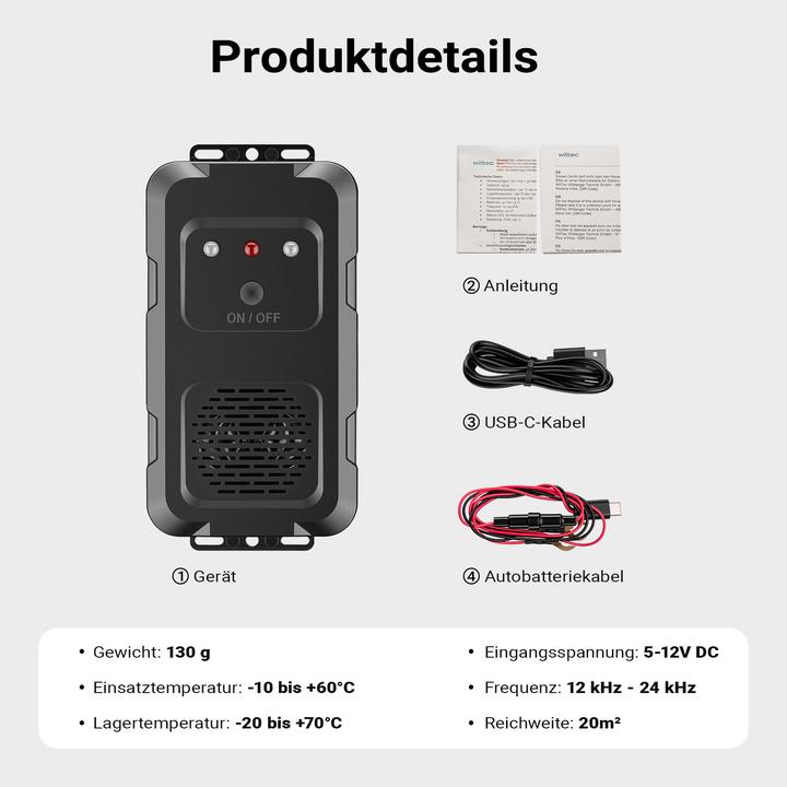 Actual product image Wiltec Marderschreck