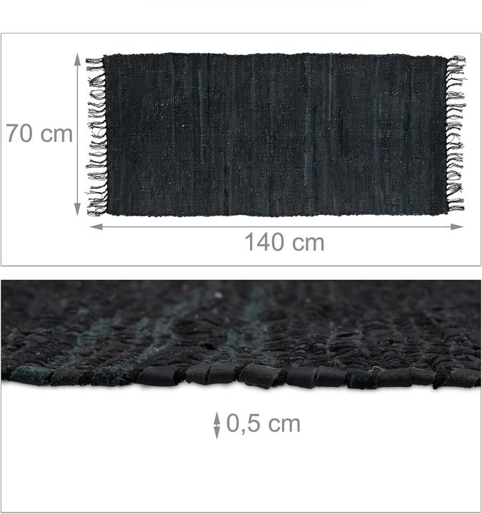 Actual product image Relaxdays Flickenteppich (70 x 140 x 0.5 cm)